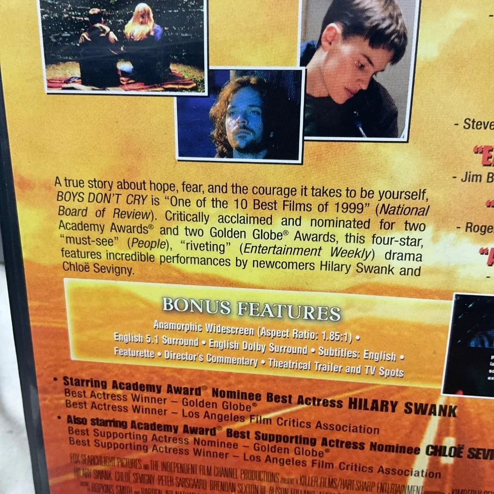 DVD - Boys don’t Cry.  V171